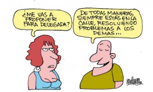 Caricatura sobre las elecciones.