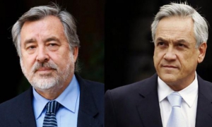 Alejandro Guillier y Sebastián Piñera Chile
