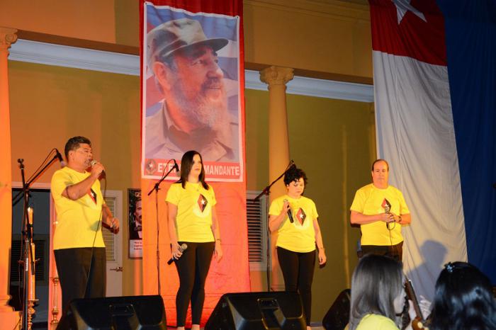 Velada en homenaje a Fidel en Bayamo