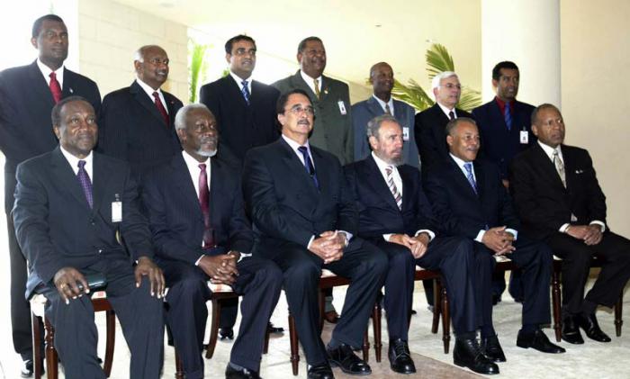 Foto Oficial de la II Cumbre Cuba-Caricom (2005).