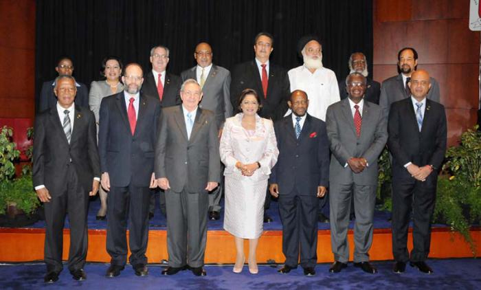 Foto de Familia, tomada durante la IV Cumbre Caricom-Cuba (2011). 