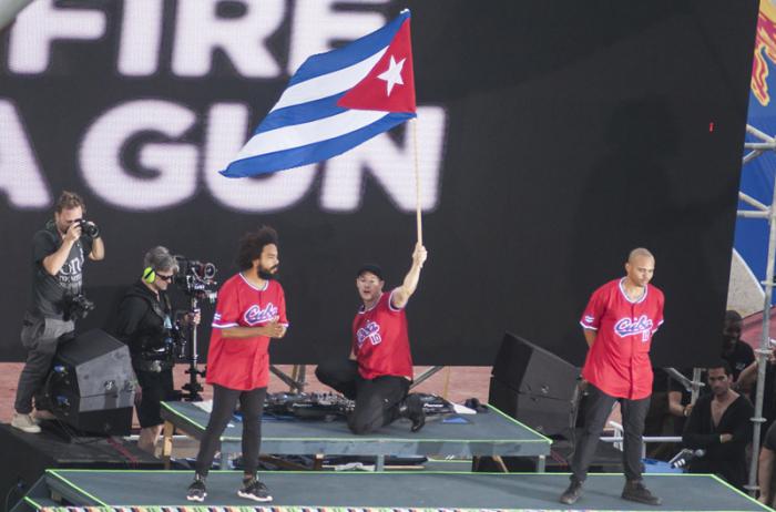 Concierto de Major Lazer en la Tribuna Antimperialista de La Habana.