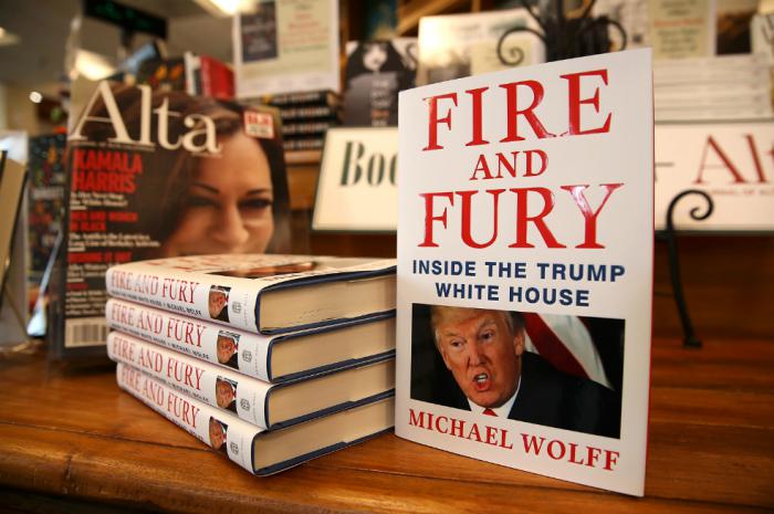Libro Fuego y furia. En la Casa Blanca de Trump