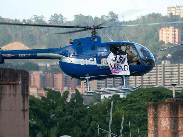 El grupo fue el responsable del robo de un helicóptero oficial, utilizado para atacar las sedes del Gobierno en junio del 2017. 