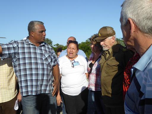 En el emplazamiento de los parques eólicos conoció detalles de los cronogramas de de ejecución de ambas inversiones.