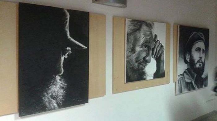 Roma inaugura muestra artística en honor a Fidel y el Che
