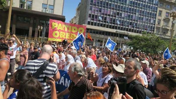Huelga general de trabajadores estatales argentinos
