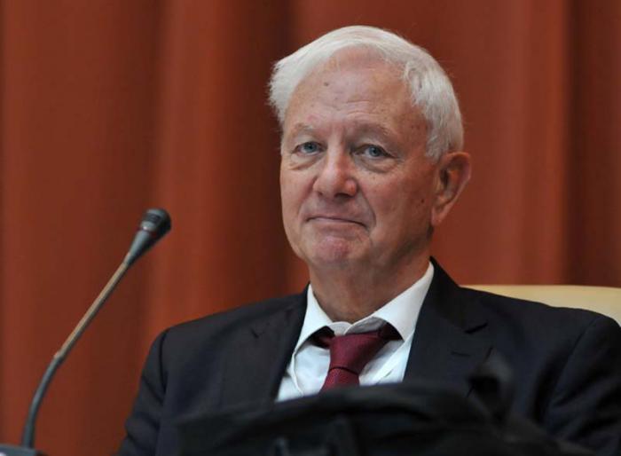 Hugo Juri, Rector de la Universidad Nacional de Córdoba, durante la Conferencia: CRES 2018 en el marco del centenario de la Reforma universitaria de Córdoba de 1918, en el 11no Congreso Internacional de Educación Superior, en el Palacio de Convenciones
