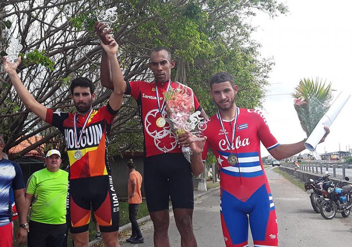 Ganadores de la décima etapa del V Clásico Nacional de Ciclismo
