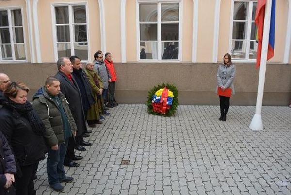 Acto de Conmemoración al líder de la Revolución Bolivariana en Hungría.