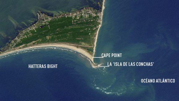 DESAPARECE UNA ISLA FRENTE A LA COSTA DE ESTADOS UNIDOS