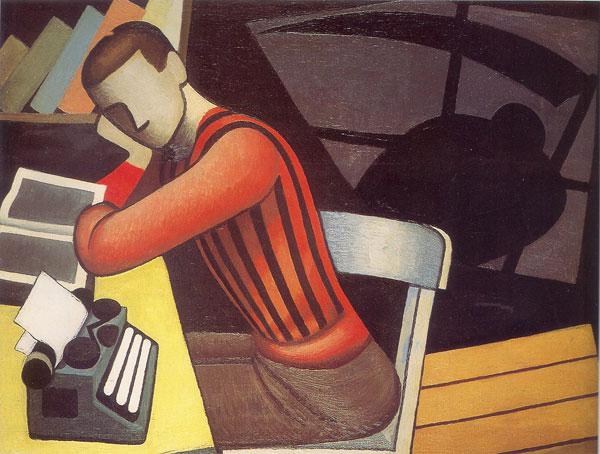 El intelectual, de Marcelo Pogolotti.