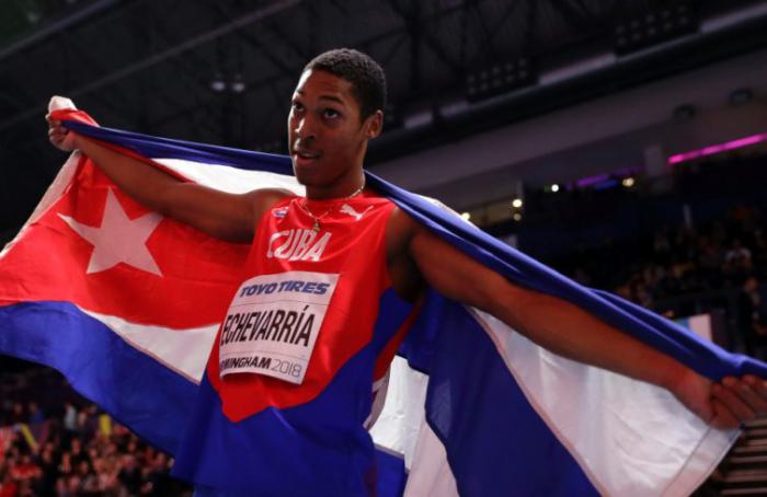 El saltador Juan Miguel Echevarría irá por otro oro en los Centrocaribes. Foto: Getty images