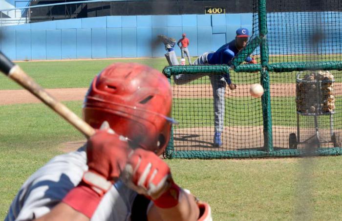 Beisbol Sub 32 equipo cuba entrenan para el panamericano de la categoria