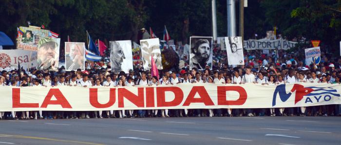 1ro De Mayo-2017 desfile en la plaza de la revolucion
