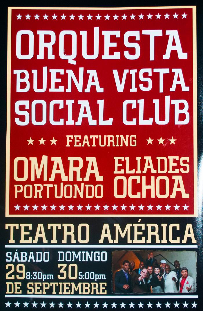 Anuncio de Buenavista Social Club.