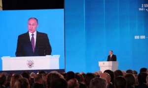 Putin muestra fortaleza estratégica rusa y advierte sobre amenazas