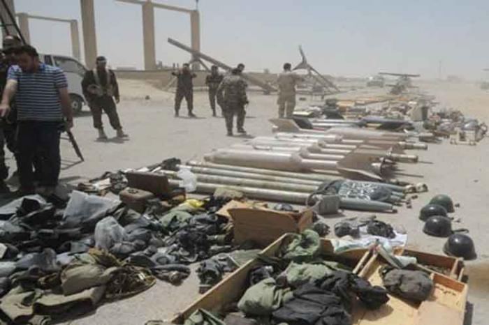 Armas decomisadas por ejército sirio