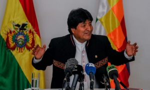 Conferencia Evo Morales