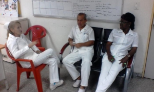 Marta, Dionel y Florinda, tres internacionalistas