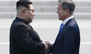 el Mariscal Kim Jong-un, como el presidente Moon Jae-in Pyongyang y Seúl