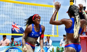 Voli Leila Martínez y Maylen Delís