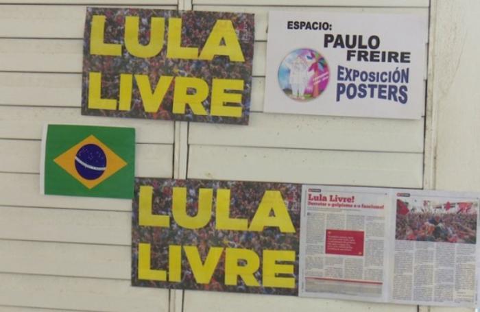 piden libertad para lula en cienfuegos