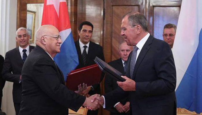 ricardo carbrisas y serguei lavrov