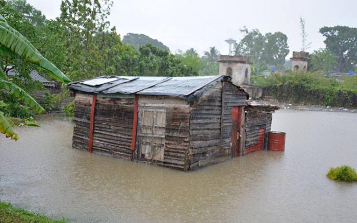 Inundaciones en Villa Clara tormenta subtropical Alberto
