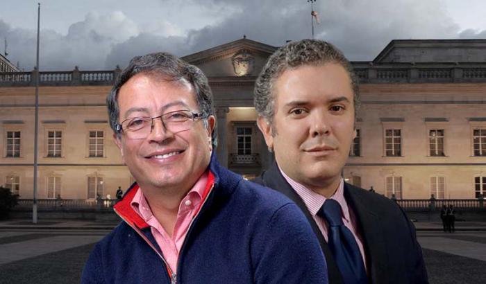 Gustavo Petro (izquierda) e Iván Duque (derecha) se medirán en la segunda vuelta de las elecciones presidenciales en Colombia. 
