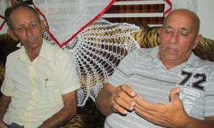 Lázaro (derecha), junto a Pascual Corbea Jiménez
