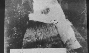 Retrato de María García Granados dedicado a Martí en 1877