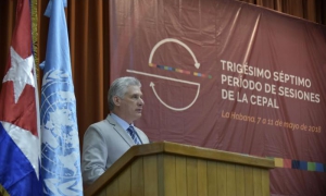 Díaz-Canel en la CEPAL