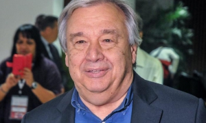 Despedia a António Guterres, Secretario General de la Organizac