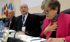 Alicia Bárcena y Rodrigo Malmierca