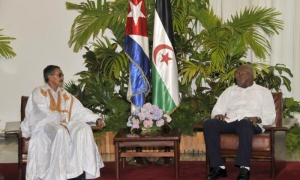 Visita de Jatri Adduh, presidente del Consejo Nacional Saharaui