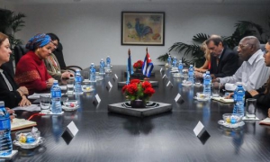 RecibiÃ³ Salvador ValdÃ©s Mesa a la Vicesecretaria General de la