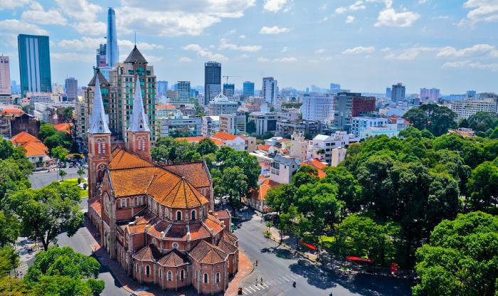La Ciudad Ho Chi Minh constituye una de las urbes más importantes de Vietnam.