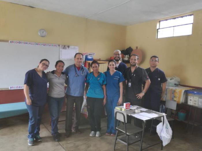 Brigada médica en la erupción del volcán en Guatemala