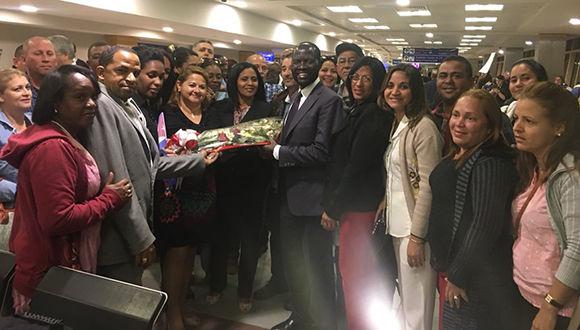 Colaboradores cubanos en Kenia.