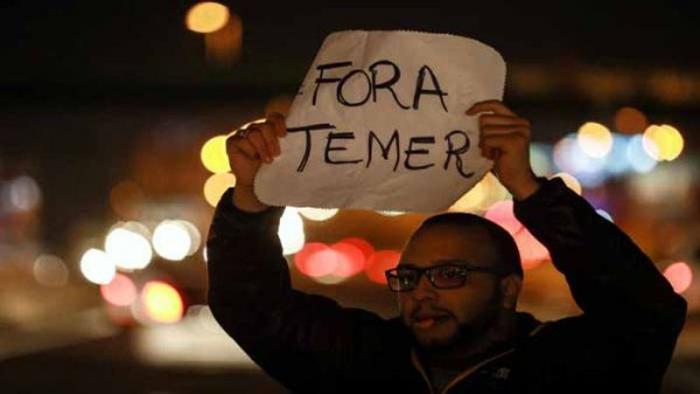 protestas contra michel temer