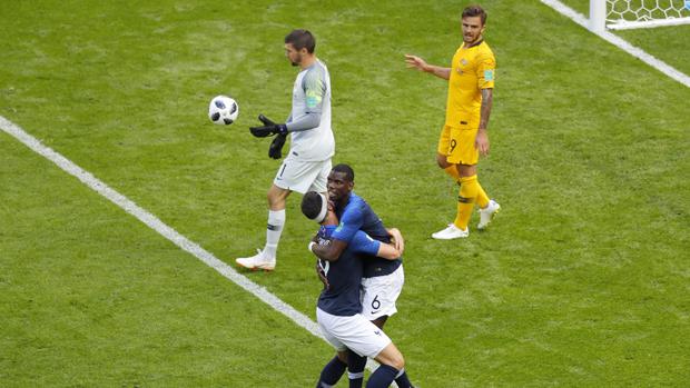 Partido de apertura del grupo C del Mundial de Rusia entre Francia y Australia.