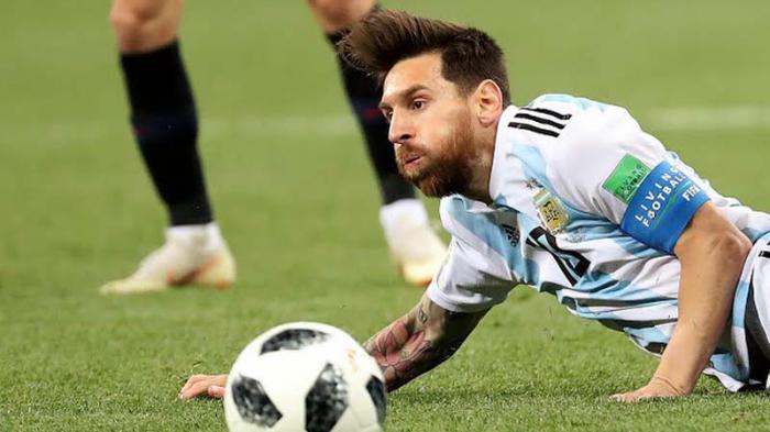 Lionel Messi apenas inquietó a la defensa de Croacia. 