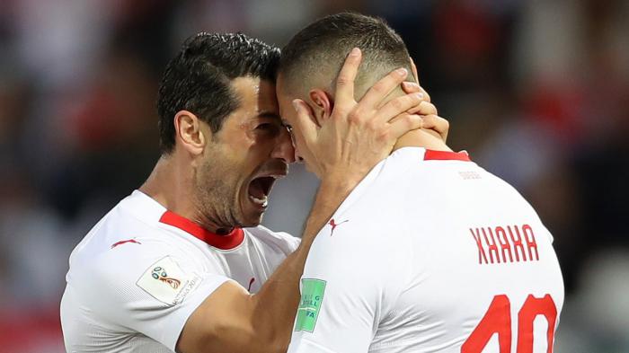 Suiza vs Serbia. Rusia 2018.