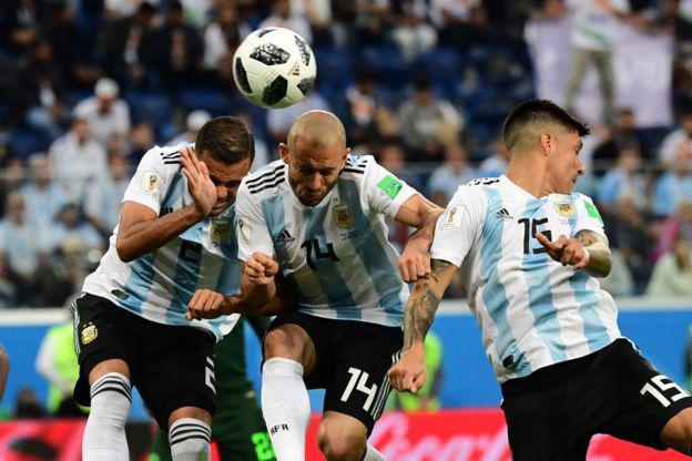 Argentina vs Nigeria. Rusia 2018.