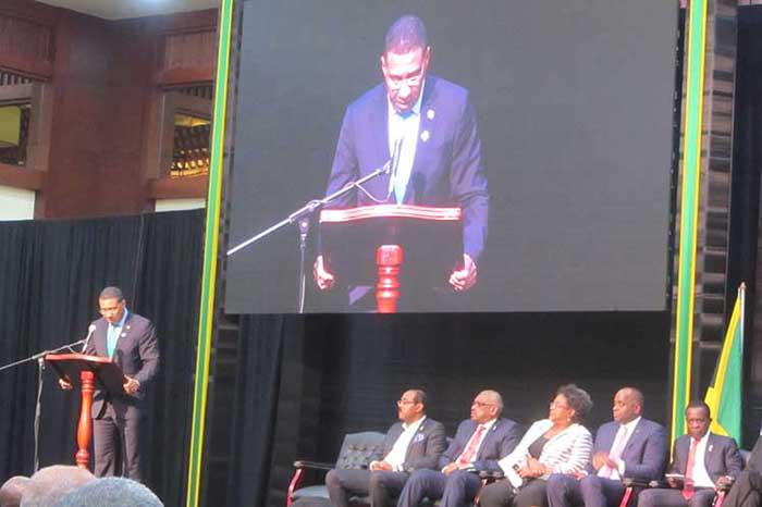 primer ministro de Jamaica en Cumbre Caricom