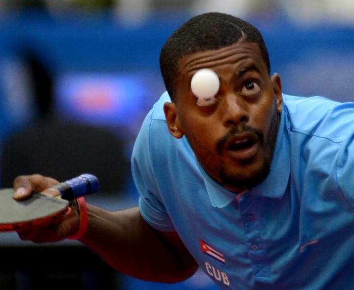 Centroamericanos y del Caribe Tenis de Mesa arranca cuba su participacion en los juegos Ganador el Oro por equipo Masculino Andy Perira, Moises Campos y Livan Martinez
