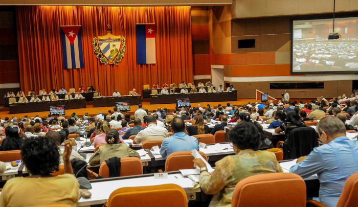 I Periòdo de Sesiones de la IX Legislatura de la Asamblea Nacional del Poder Popular Julio 2018, en el Palacio de Las Convenciones,
