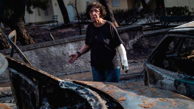 LA TRAGEDIA HUMANA QUE DEJAN LOS FEROCES INCENDIOS FORESTALES EN GRECIA