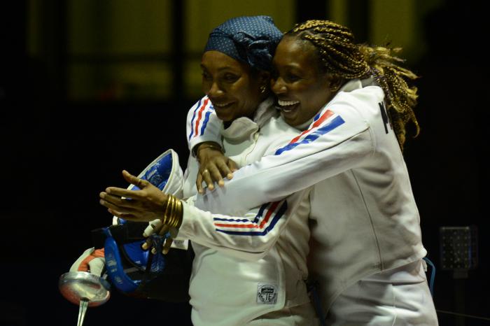 El equipo femenino de Cuba de espada, gano la medalla de oro de la esgrima, en los XXIII Juegos Centroamericanos y del Caribe, en el Centro de Eventos Puerta de Oro, en Barranquilla, Colombia, el 31 de julio de 2018.
ACN FOTO/Marcelino VAZQUEZ HERNANDEZ